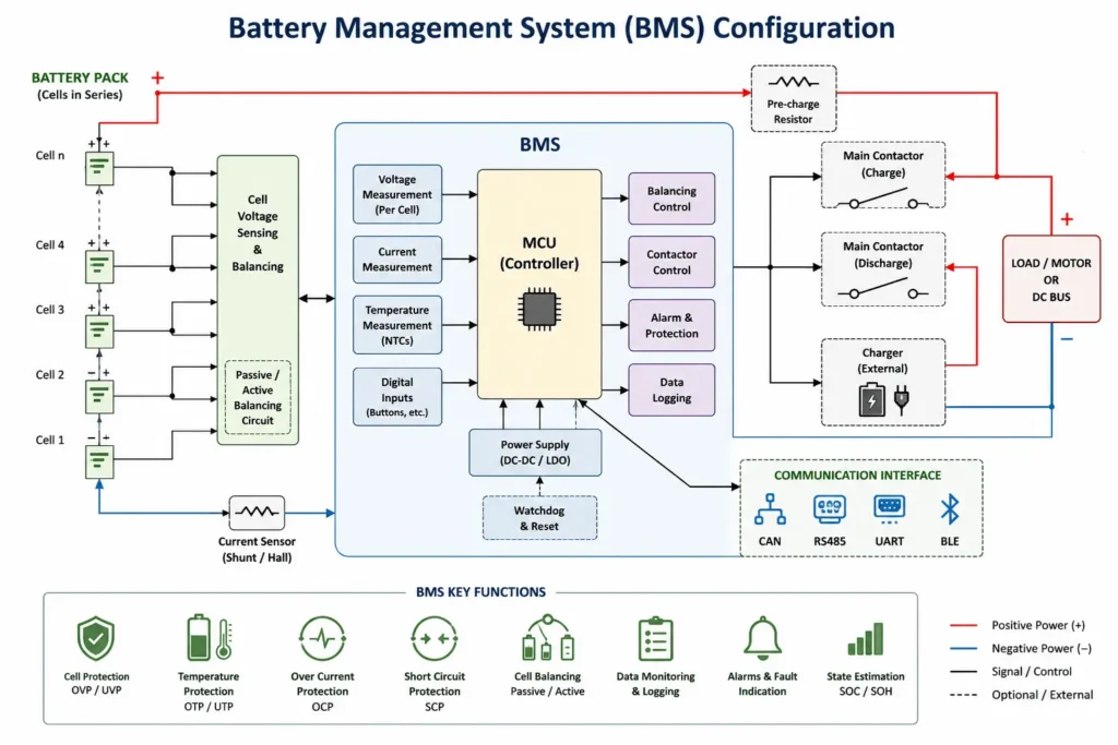 Battery Management System (BMS) Configuration