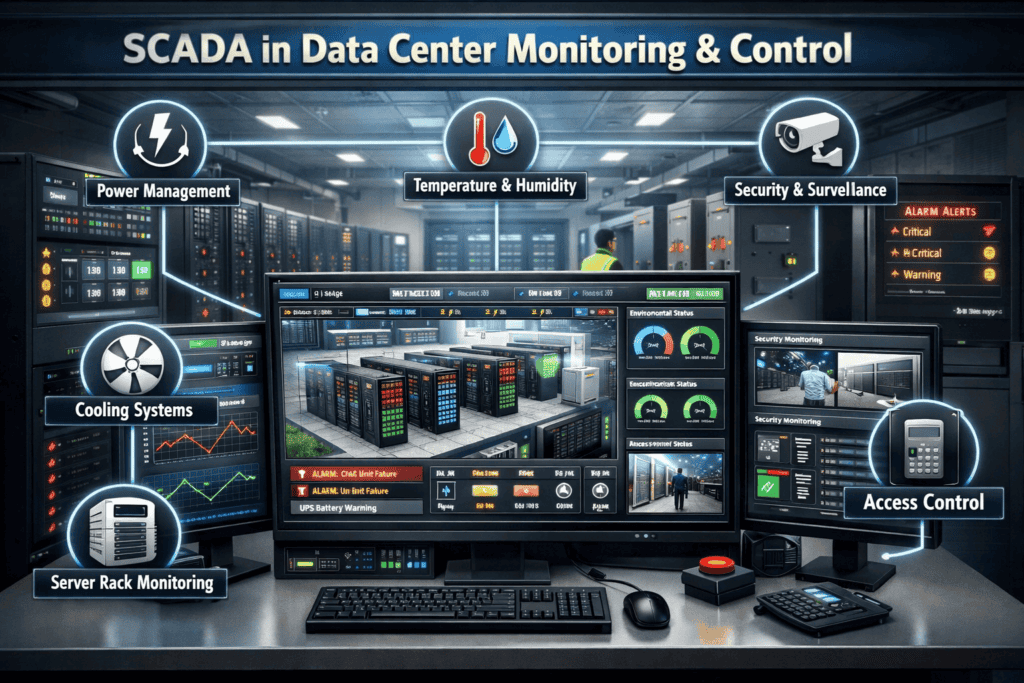scada in data center monitoring and control